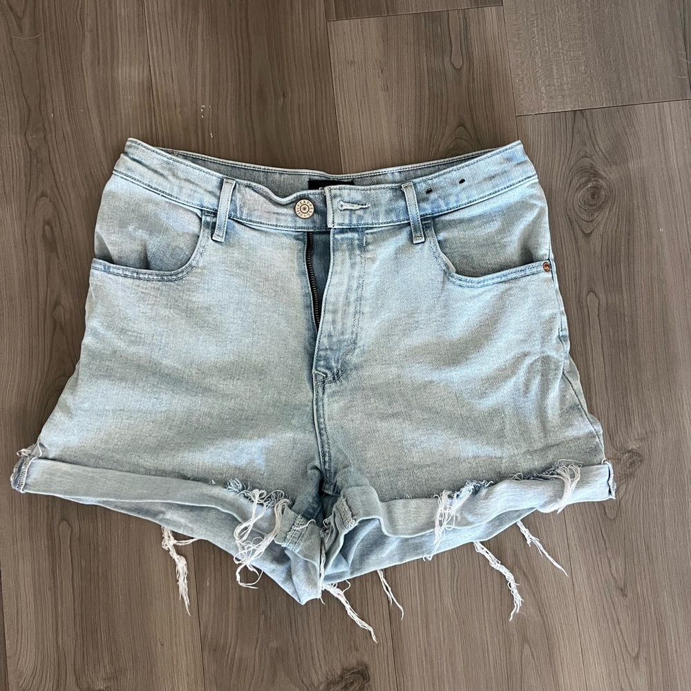 Express Mom Shorts High Rise
